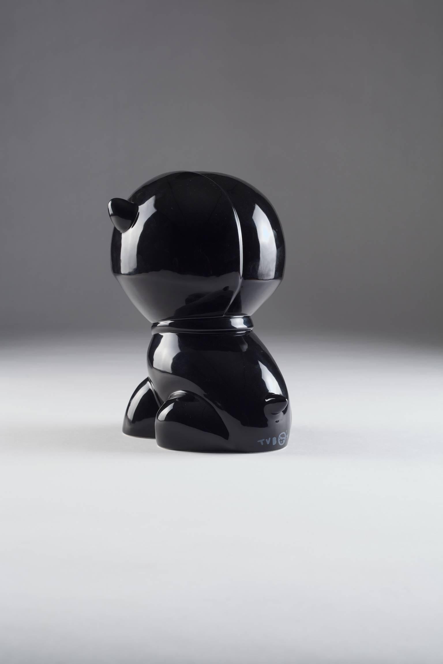 Ceramic Sculpture Tvboy & Nico Model by Tvboy for Superego Editions, Italy For Sale