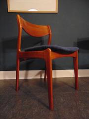 Midcentury Danish Teak Dining Chairs by P.E Jorgensen for Farso Stolefabrik