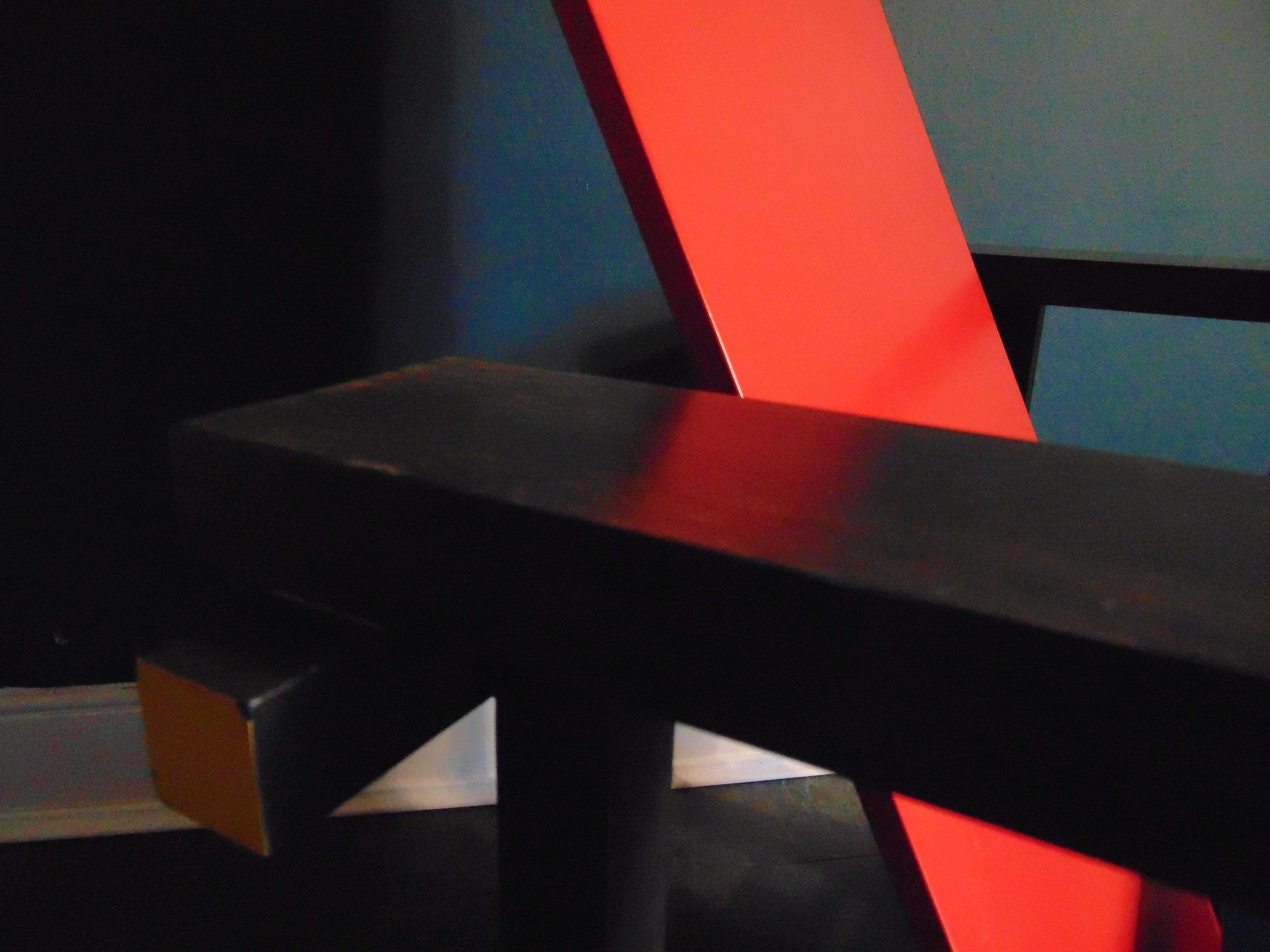 Red and Blue Chair by Gerrit Rietveld for Cassina, Vintage, 1970s 2
