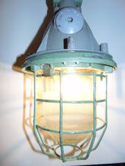 Industrial Vintage Explosion Proof Bunker Caged Light