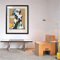 Horst Antes Lithograph for Münich Olympics, 1972