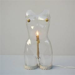 Rare Female Torso Lamp, Mid-20th Century