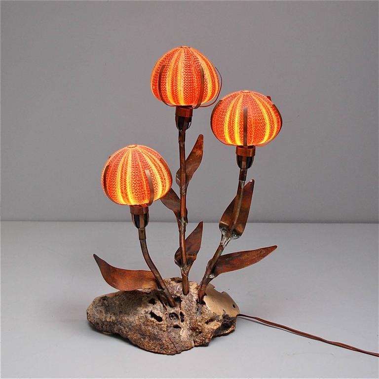 Sculptural Sea Urchin Table Lamp Late 20th Century - Sea Urchin Lamp Sculptural Sea Urchin Table Lamp Late 20th Century - Sea Urchin Lamp