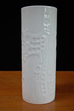 Art Vase with Relief Pattern by Gerold Porcelain, Germany, 1970s