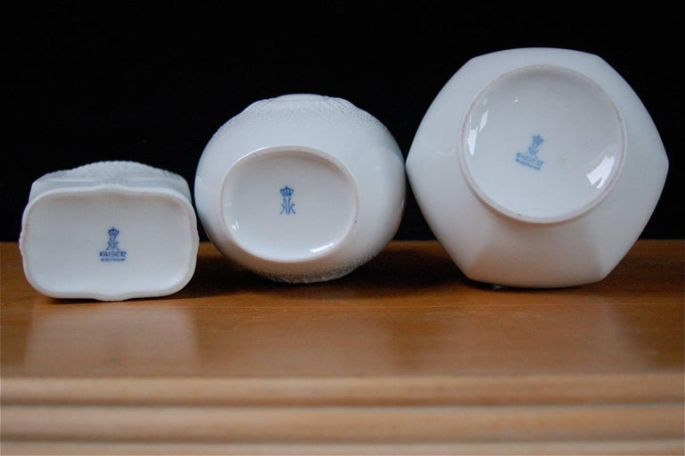 Collection of Three Alboth Kaiser Porcelain Vases, 1970s, Germany For