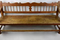19th Century Primitive Carpathian Mountains Bench