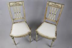 Pair of 19th Century French Second Empire Side Chairs with Original Paintwork