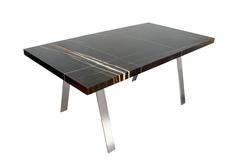 Adrian Marble and Bronze Dining Table
