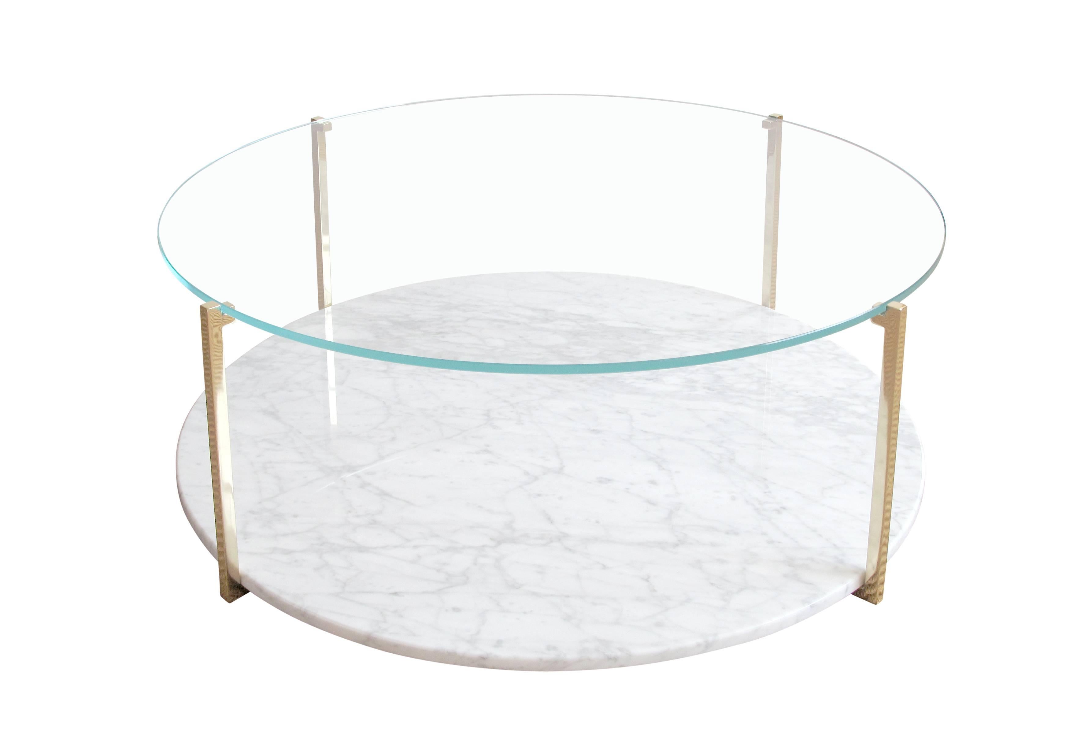 James Devlin Studio’s Arturo Cocktail Table is at once lightweight and monumental. Strong enough to anchor a room with its generous cut of slab marble, but possessed of a delicate profile that harmonizes and joins together seating elements in any
