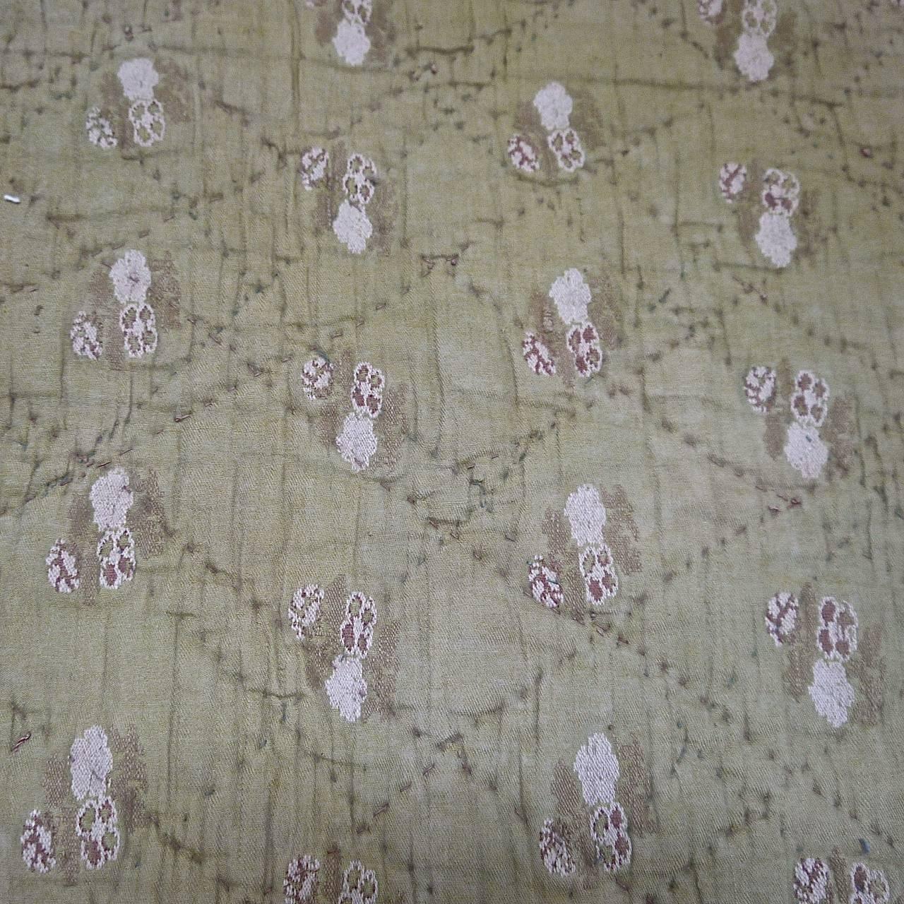 Early 19th Century French Mouchoir de cou Blockprinted Cotton Quilt 1