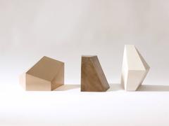 Poly Bookends, Bronze