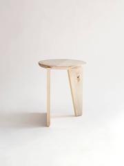 Wu Side Table or Stool, Solid Wood