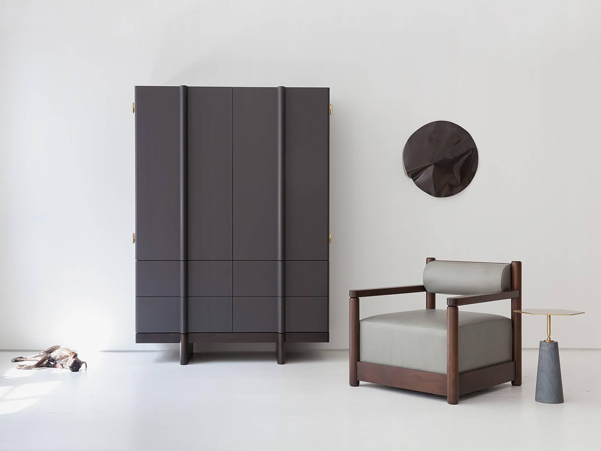 Lacquered Crain Cabinet For Sale