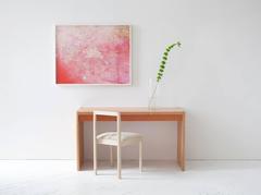 Francis Desk, Solid Wood and Leather