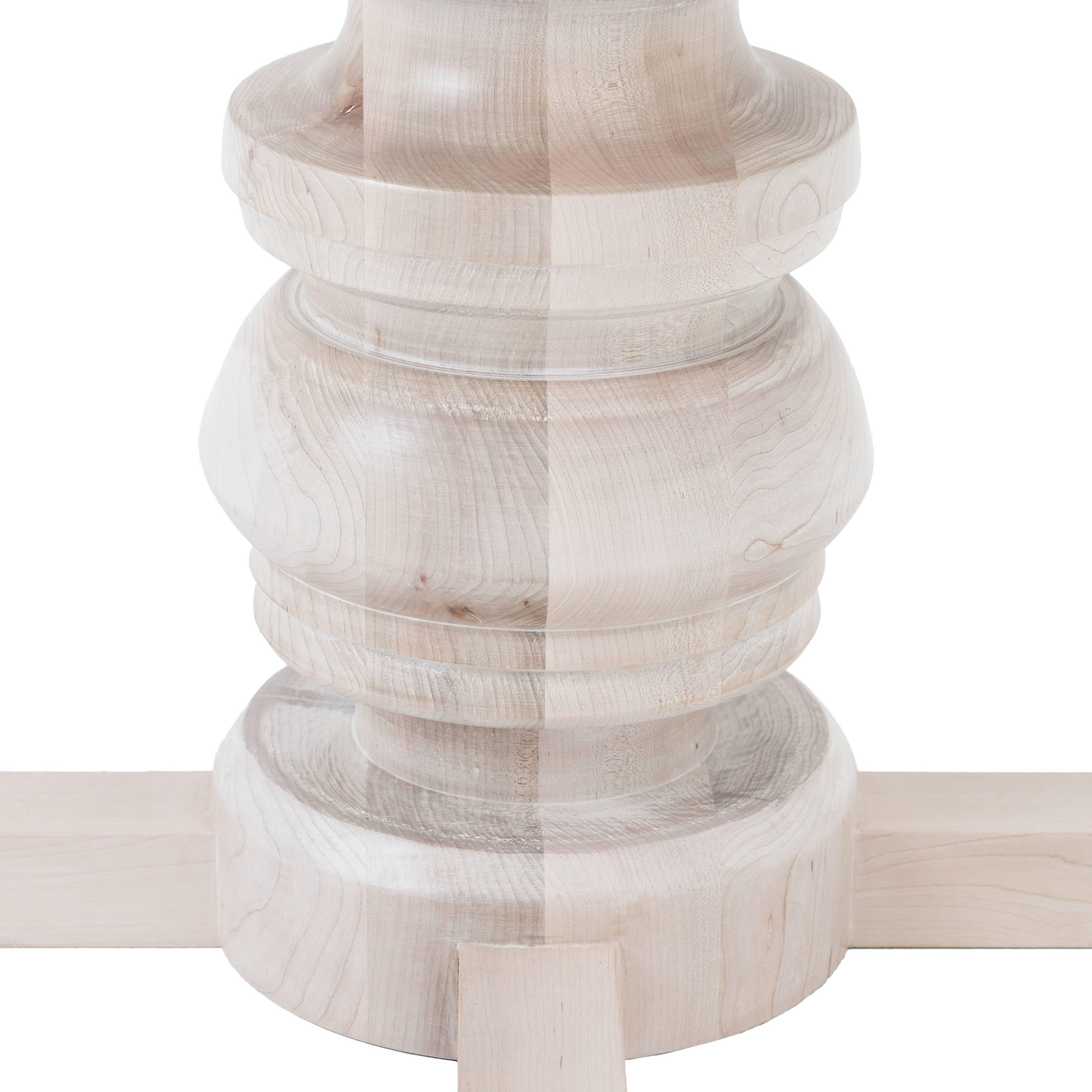„“ Saloontisch““ mit aufgearbeitetem Zedernholz aus dem New Yorker Wasserturm und Ahorn (Moderne) im Angebot