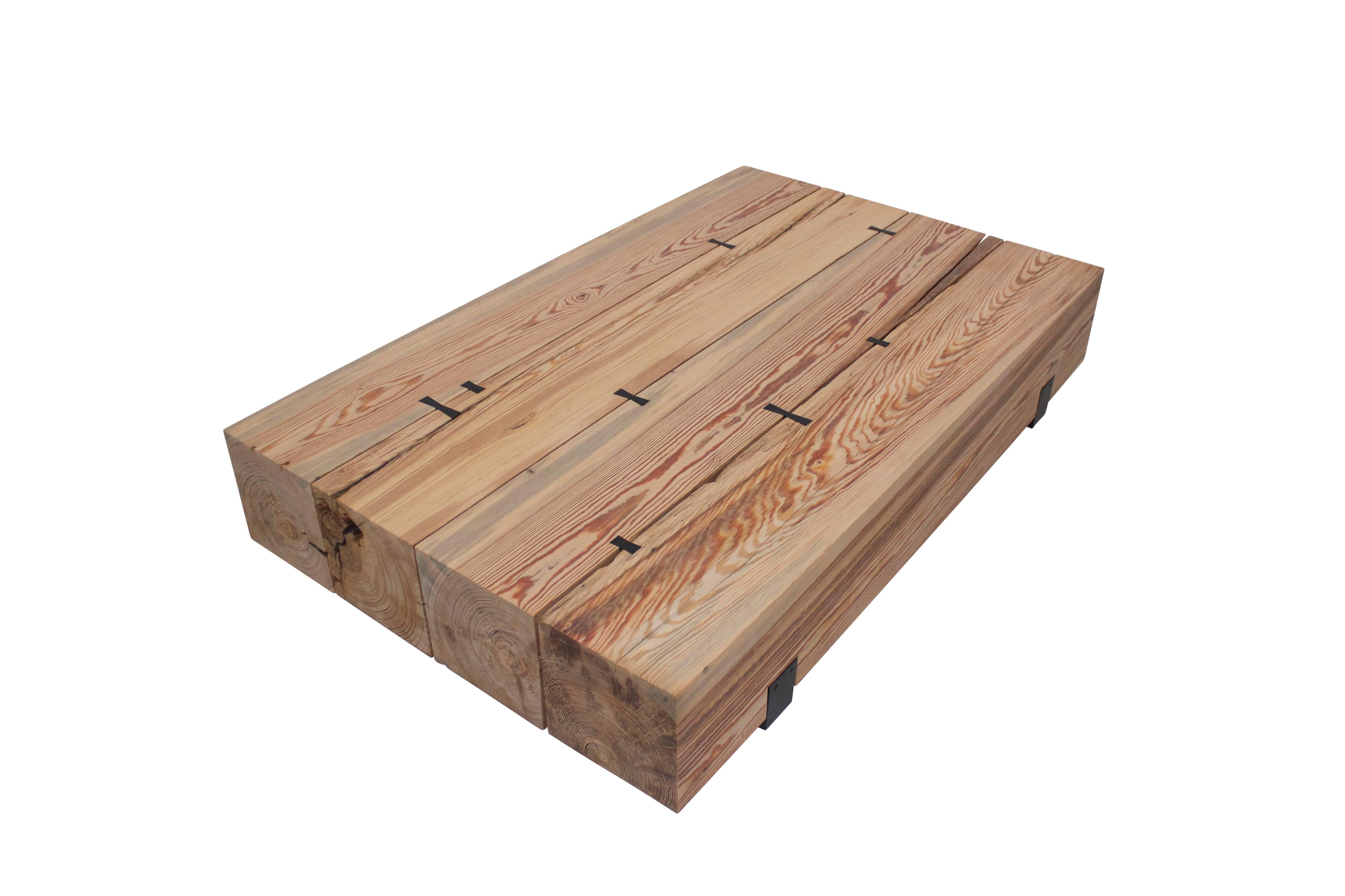 wooden beam table