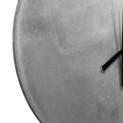 Large Cast-Concrete Wall Clock