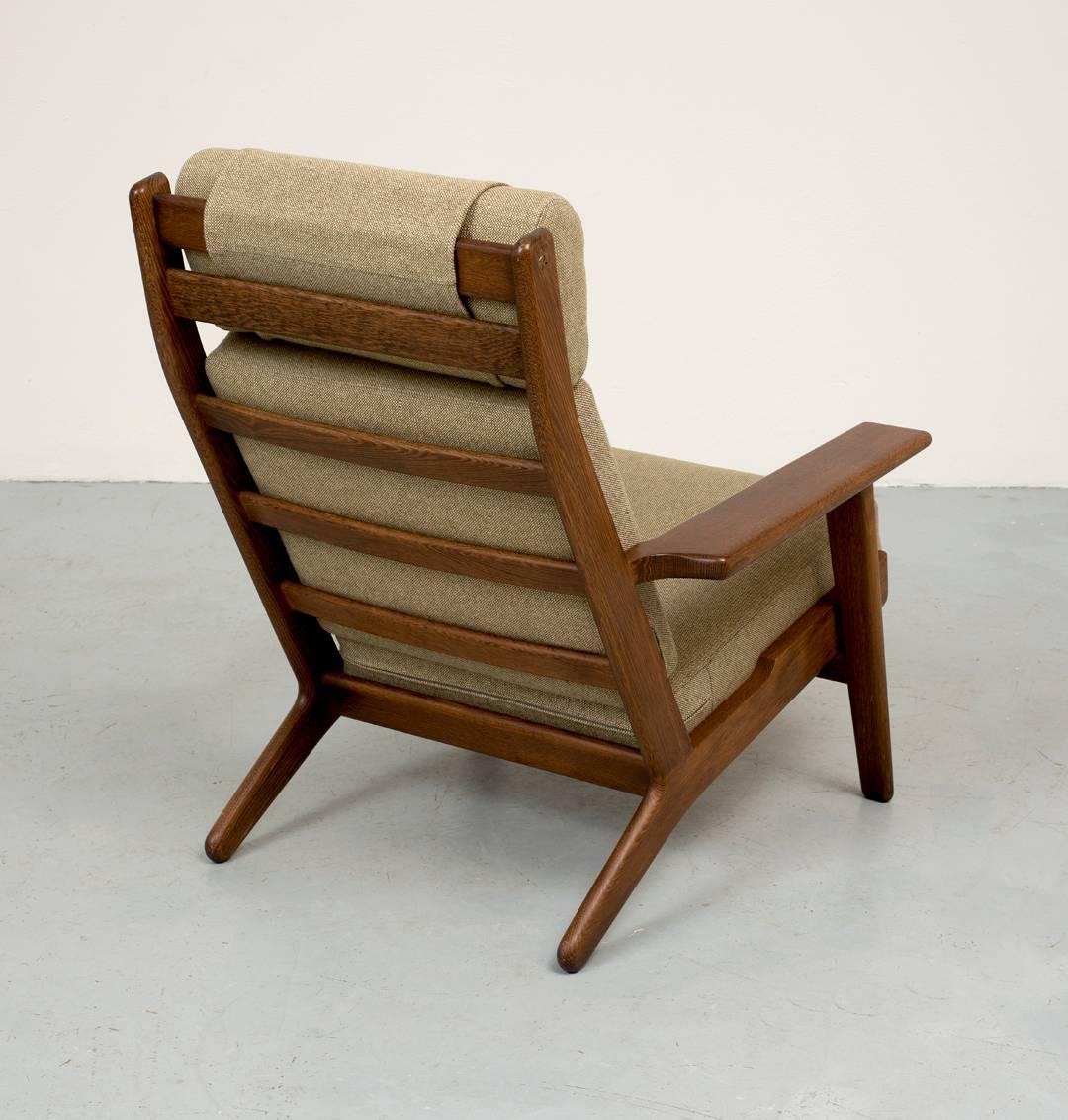 Mid-Century Modern Hans Wegner GE290 High Back Lounge Chair