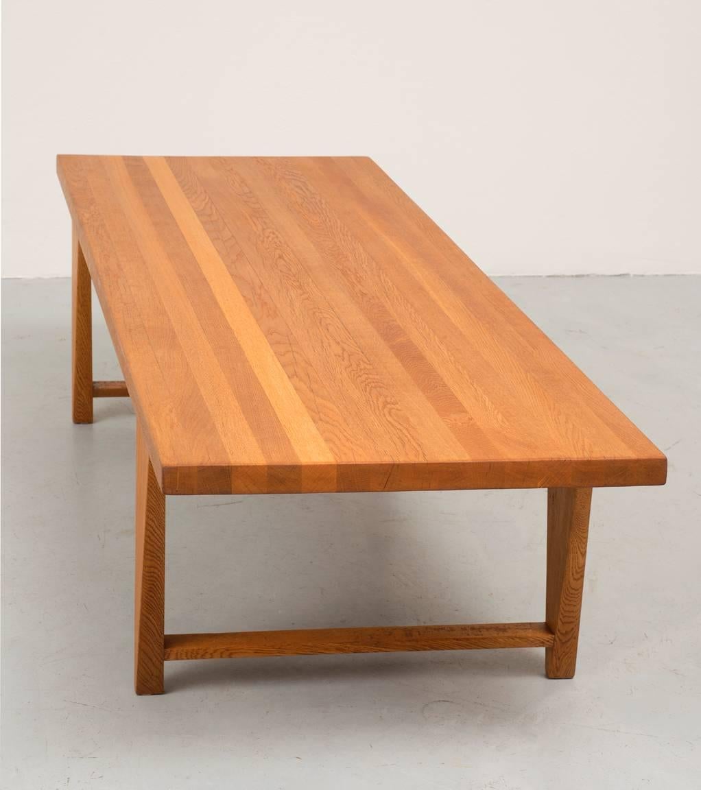 Mid-Century Modern Illum Wikkelsø Coffee Table in Solid Oak