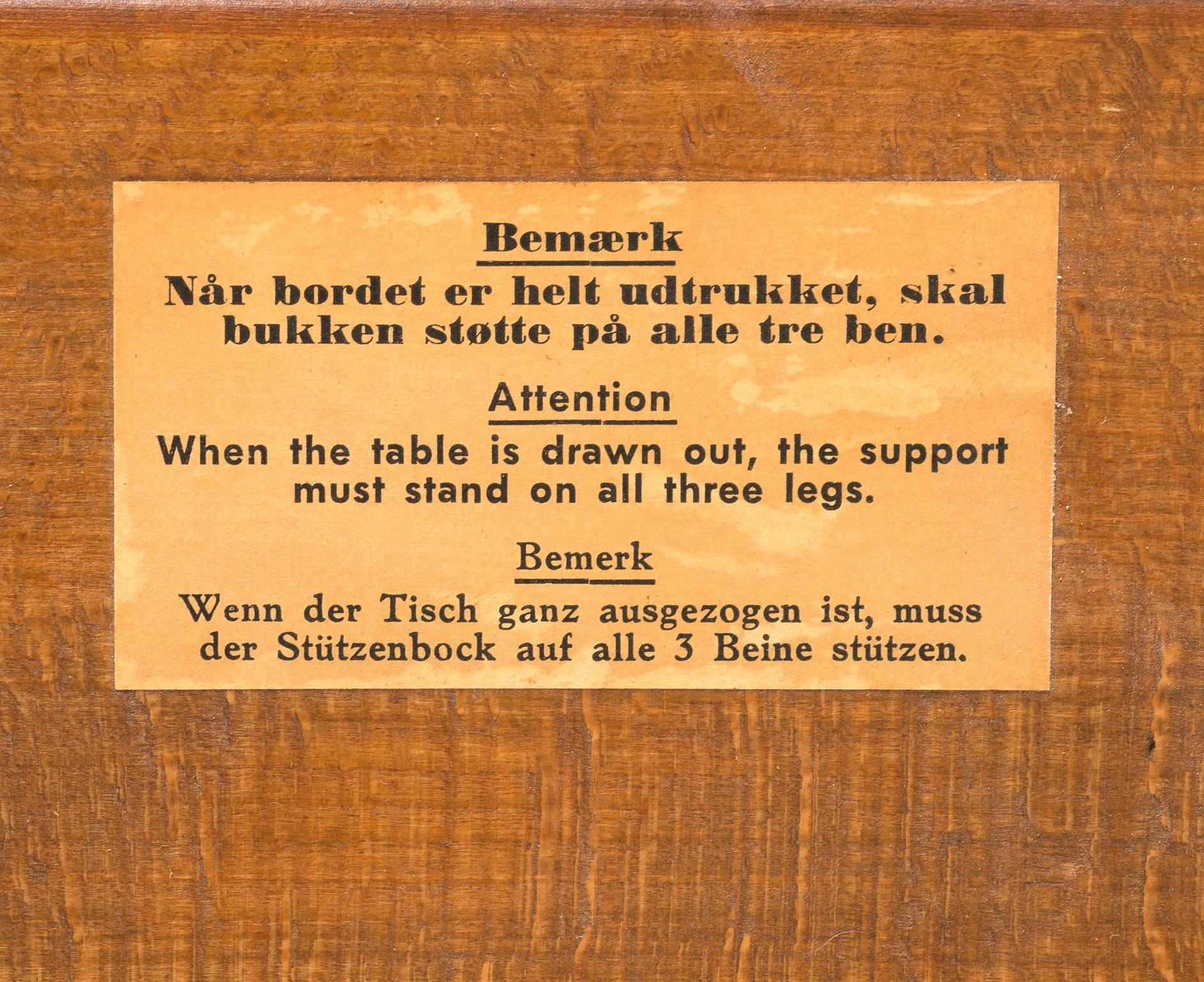 Henning Kjaernulf Teak Dining Table with Four Leaves 2