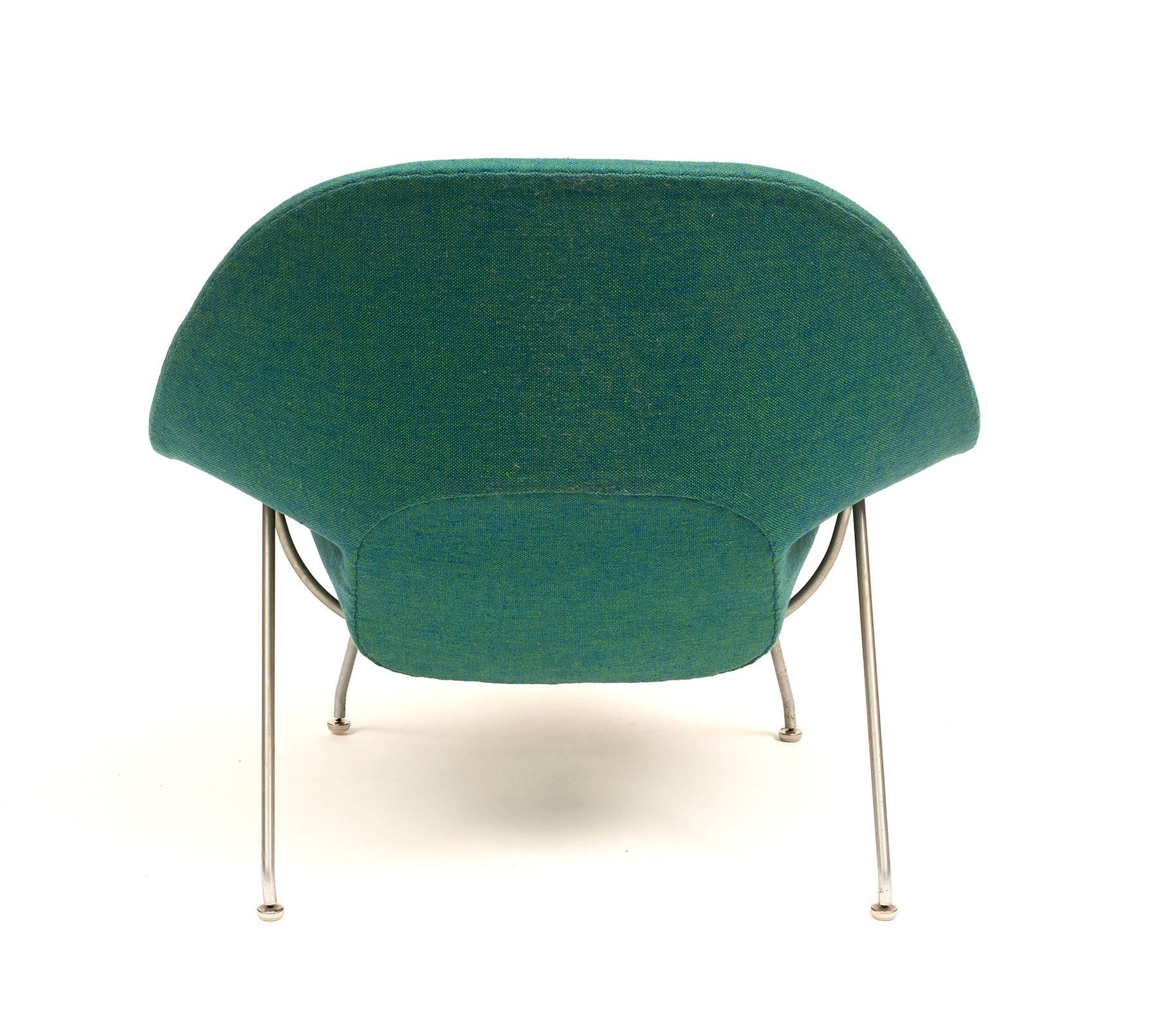 American Womb Chair by Eero Saarinen for Knoll in Original Knoll Fabric, 1970s