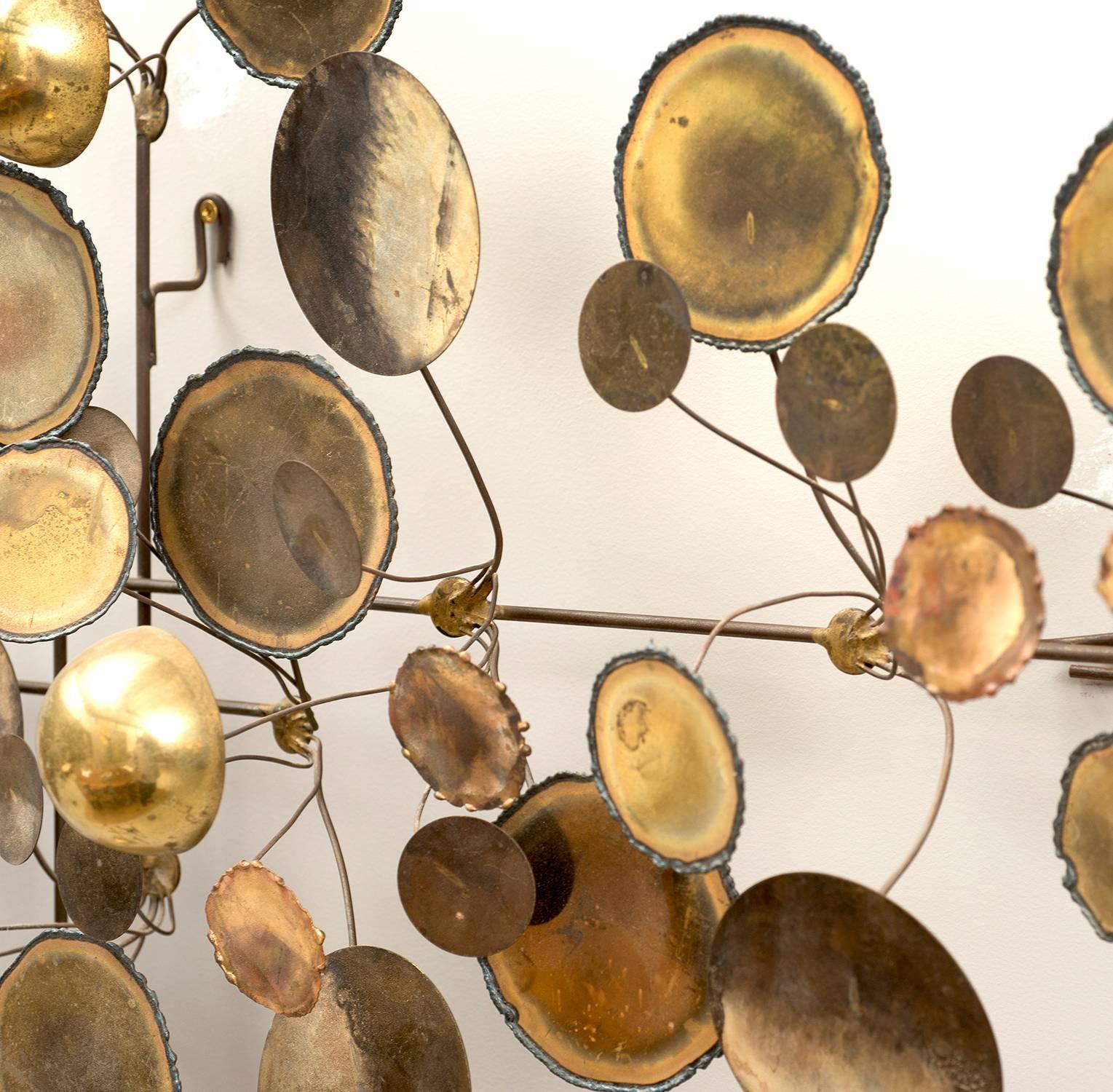 Raindrops Sculpture by Curtis Jere in Brass, 1971 4