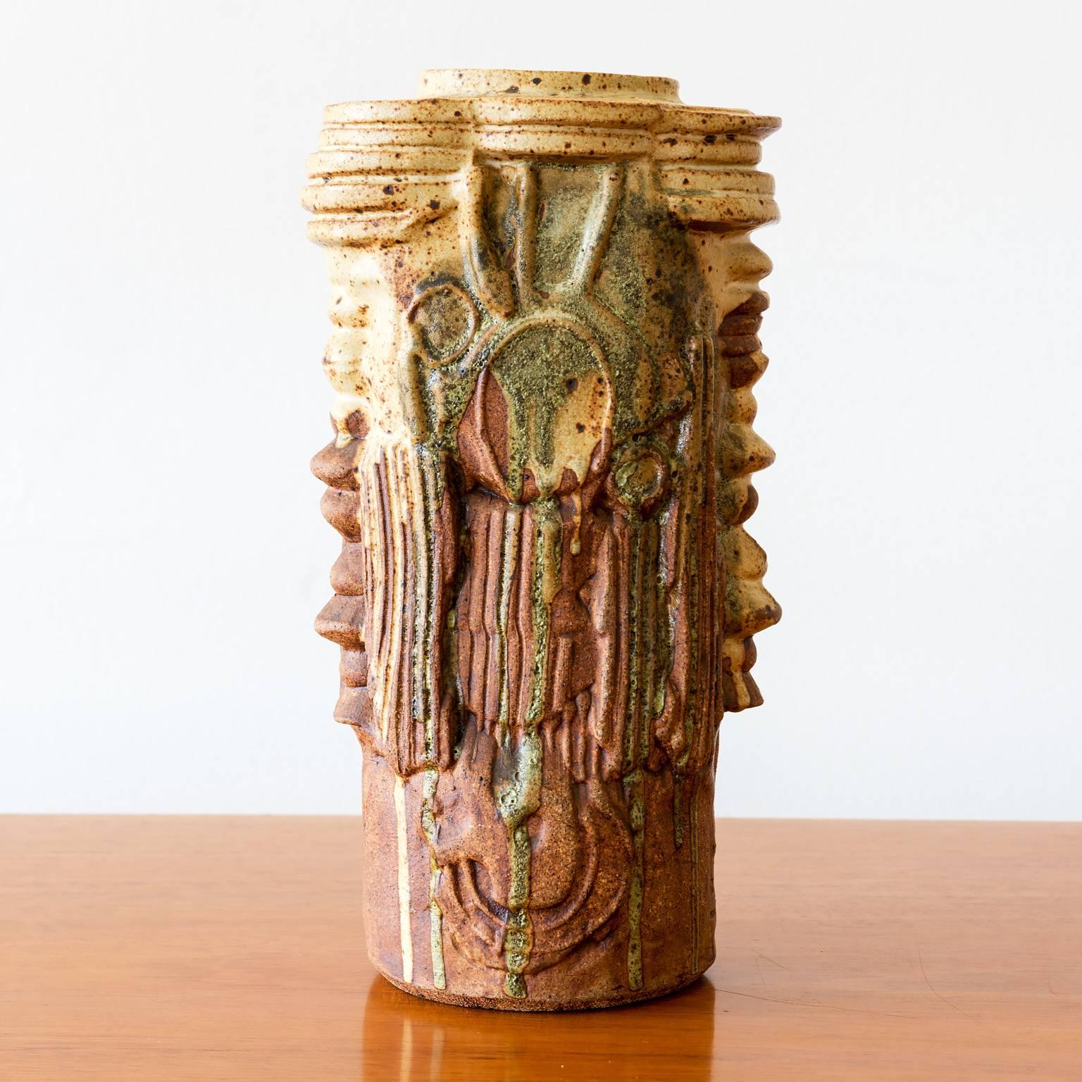 bernard rooke pottery vase