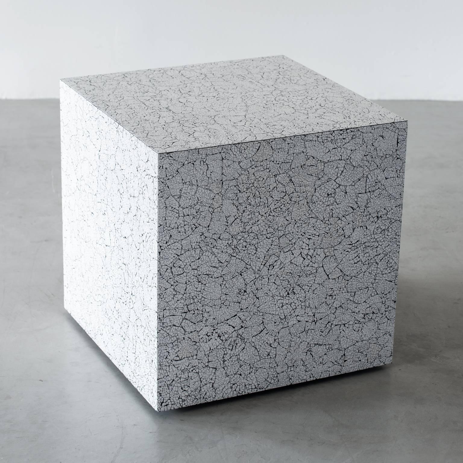 American Andy Messenger Cube Tables in Coquille d'Oeuf, 2017