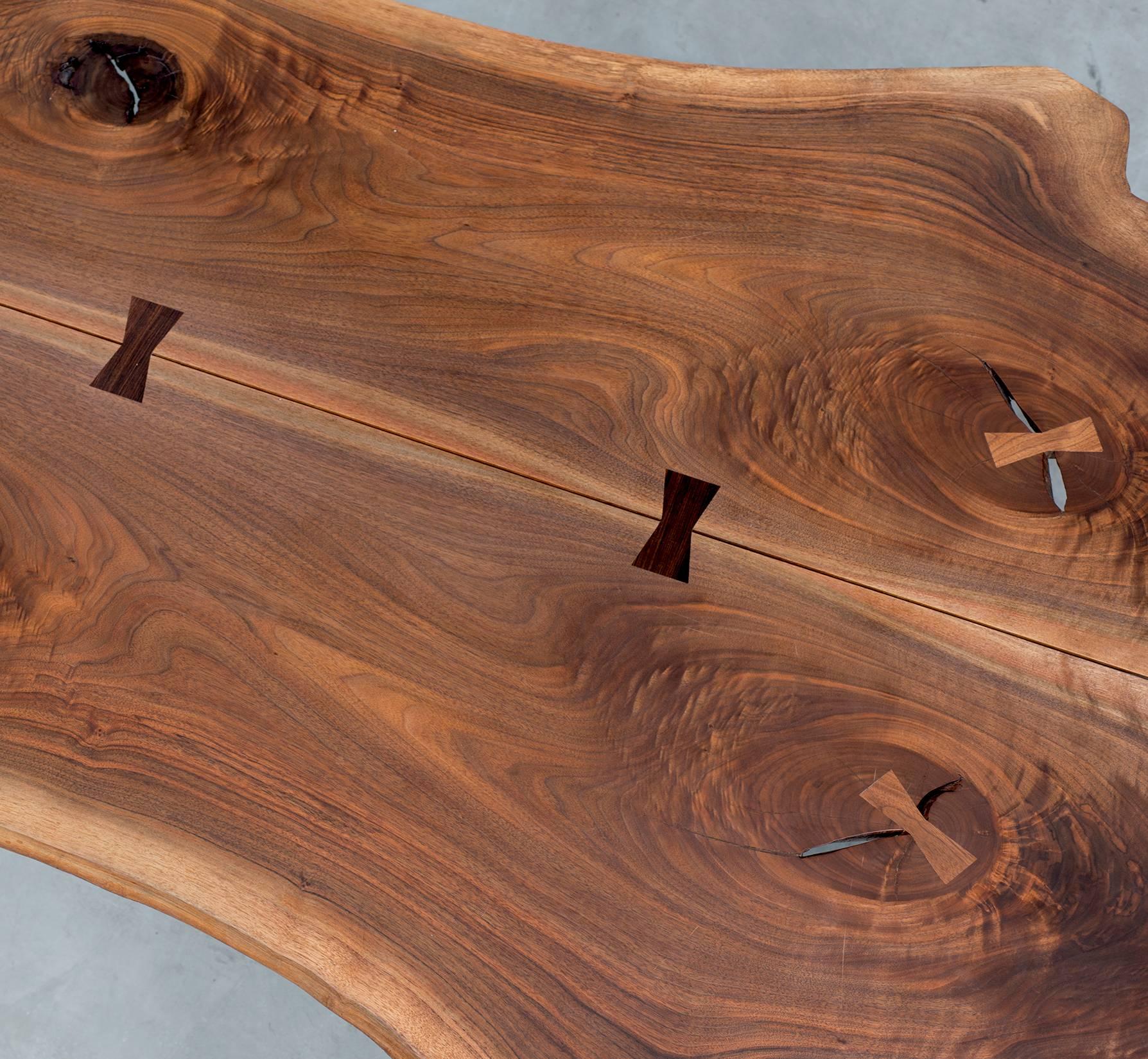 Rosewood Exceptional Large Conoid Dining Table by George Nakashima, 1984