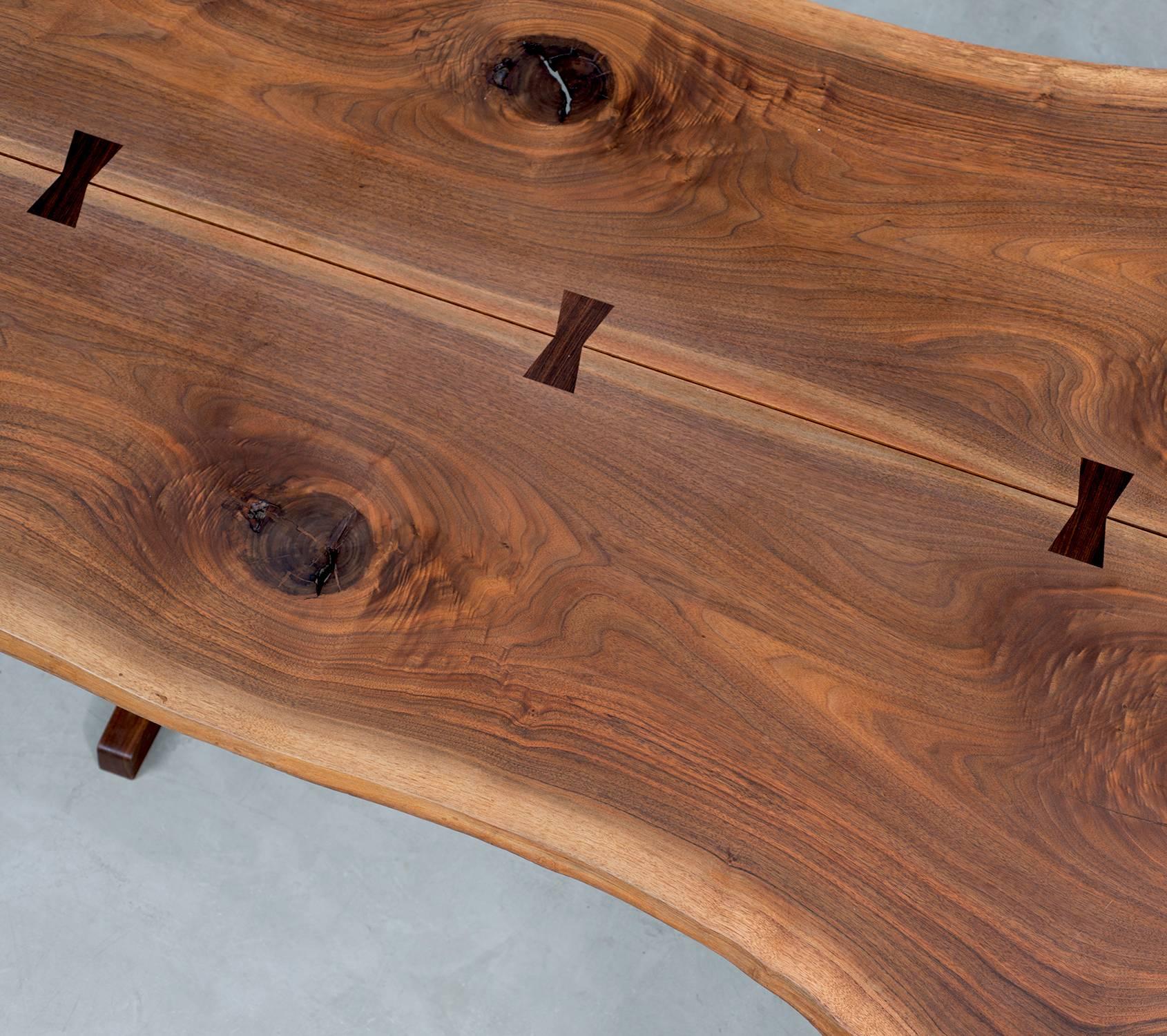 Late 20th Century Exceptional Large Conoid Dining Table by George Nakashima, 1984