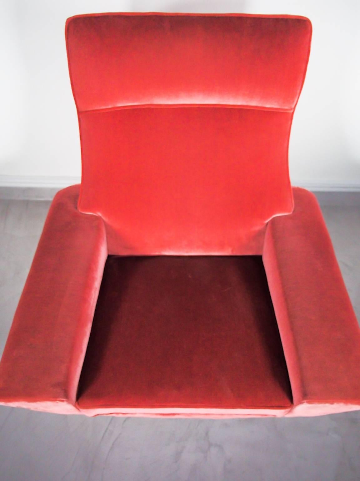 Metal Rare High Back Capri Lounge Chair by Johannes Andersen