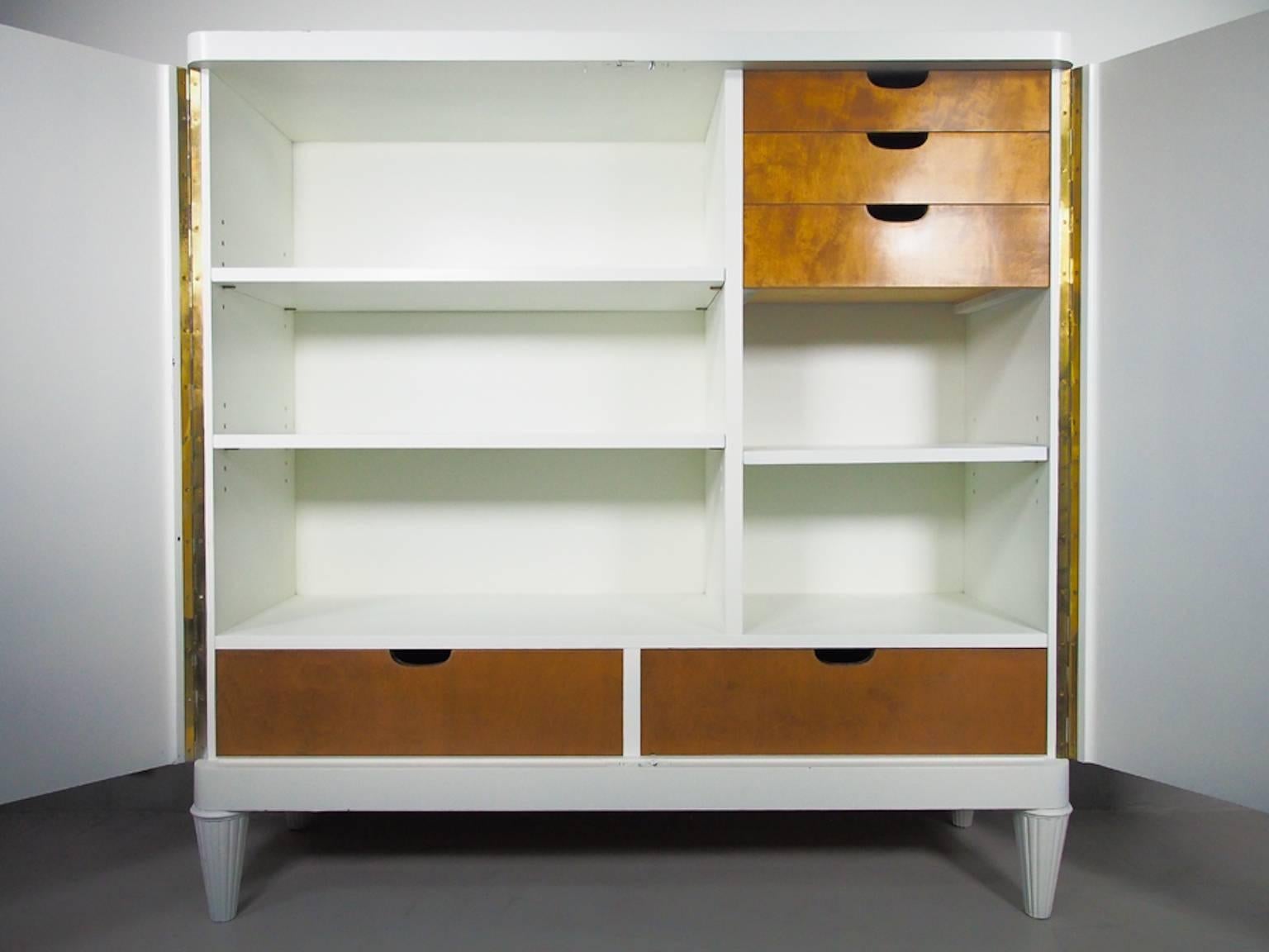 Finnish Ombré Hand-Painted Mid-Century Sideboard