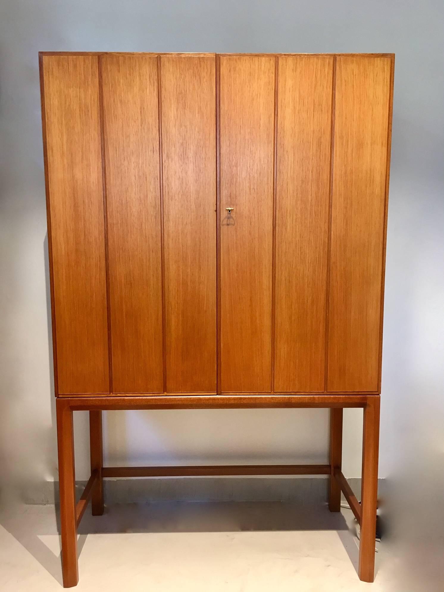 20th Century Axel Larsson Teak Cabinet by Bodafors, Sweden