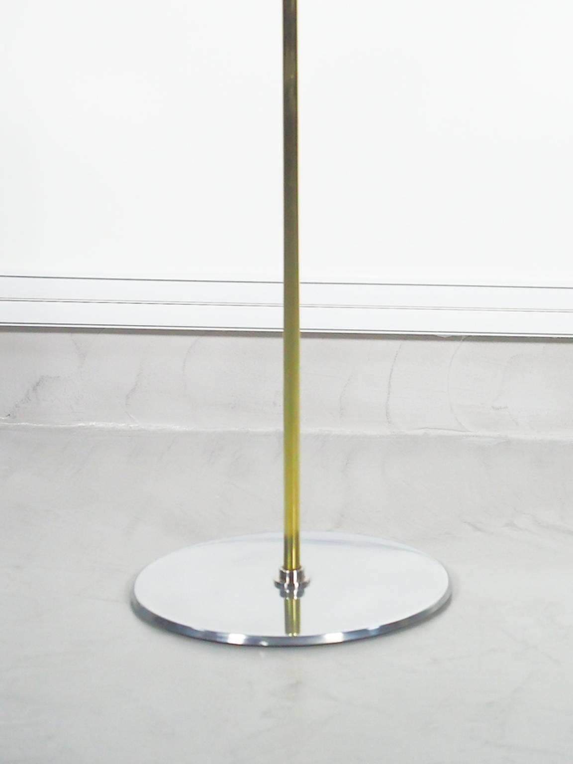 20th Century Mid-Century Swedish Brass Floor Lamp by Hemi