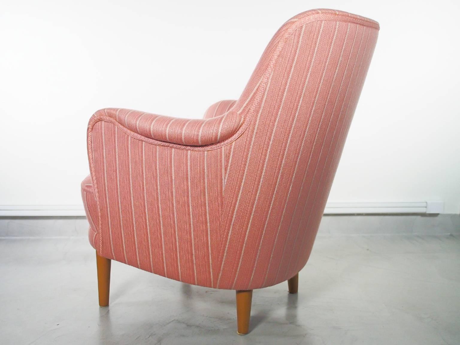 Set of Carl Malmsten Samsas Sofa and Easy Chair by O.H Sjogren In Good Condition In Madrid, ES