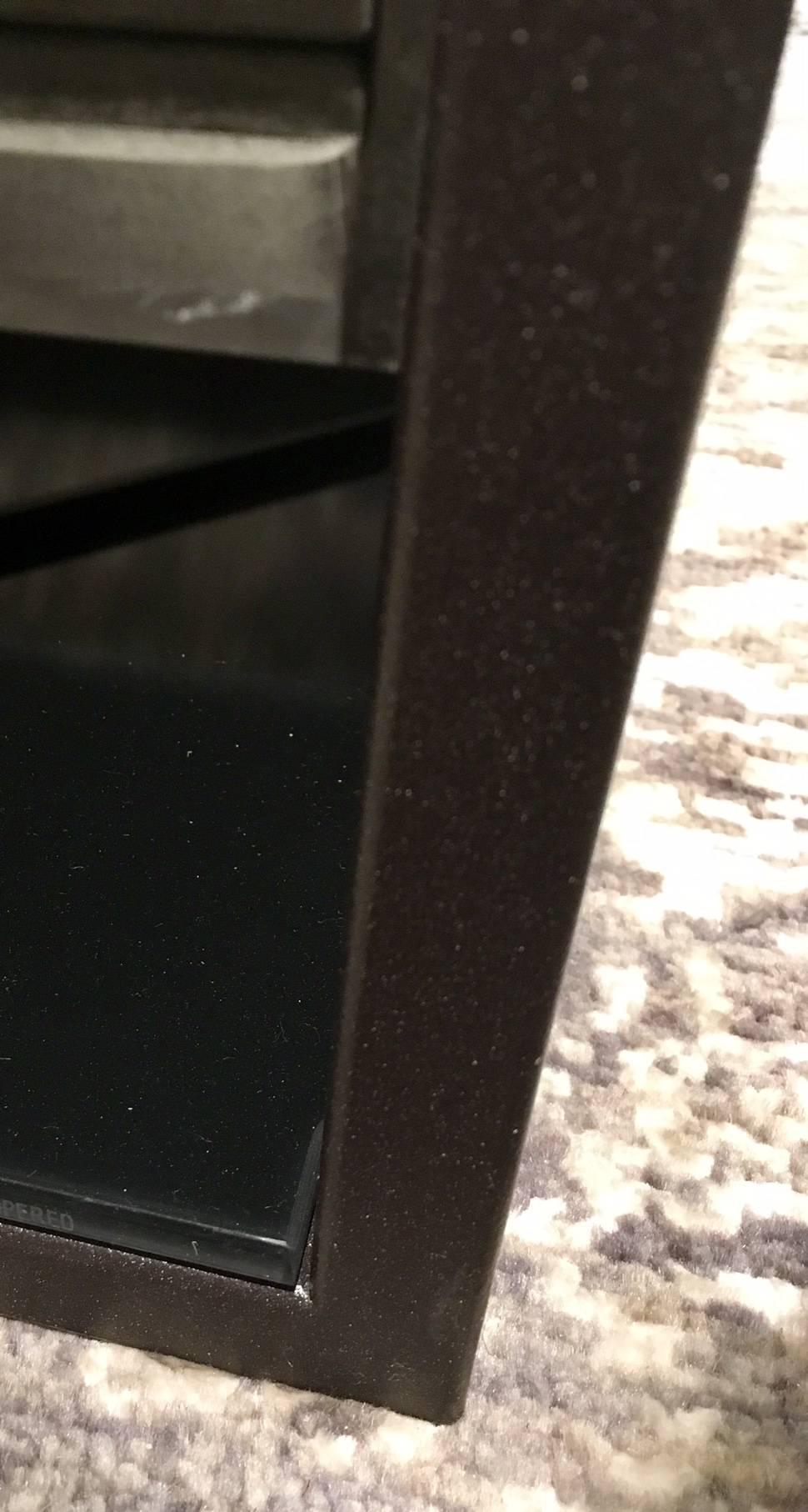 metal frame coffee table