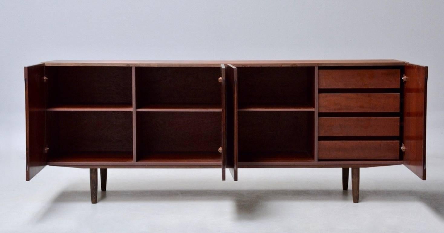 Rosewood Mid-Century Danish Sideboard by Bramin Mobler