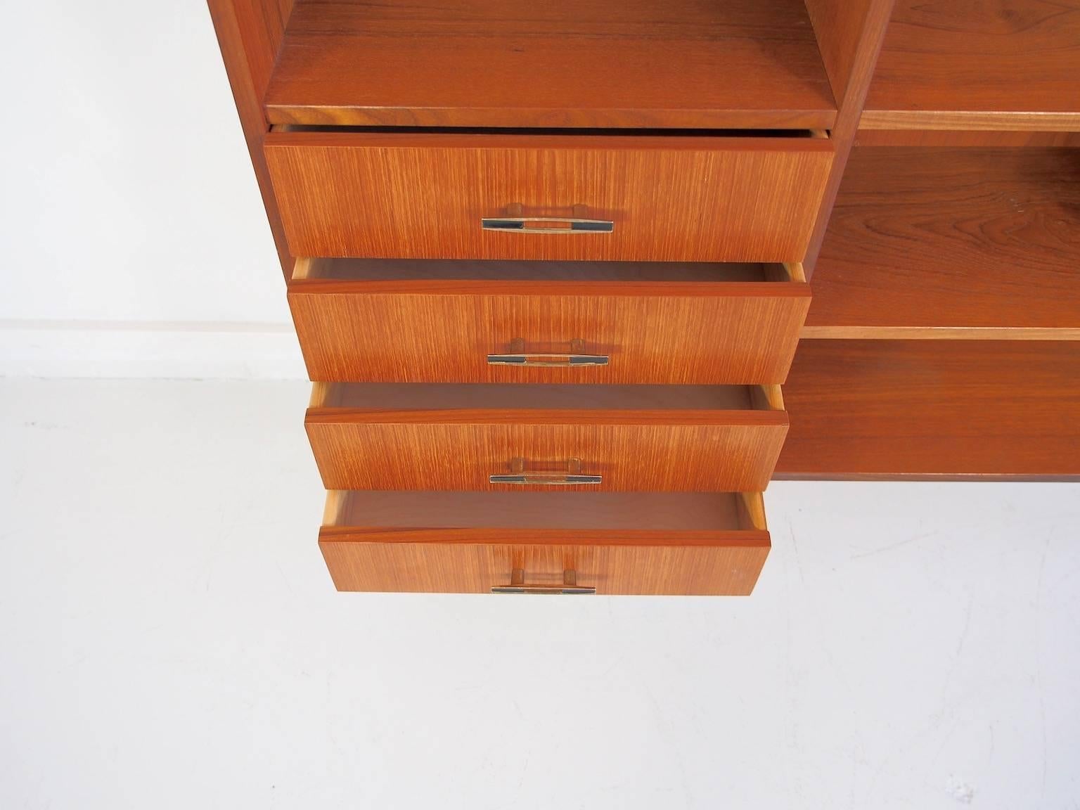 shelving units with drawers