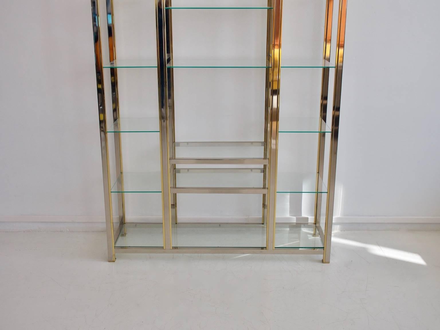 Large Shelf in the Style of Romeo Rega / Maison Jansen In Good Condition In Madrid, ES