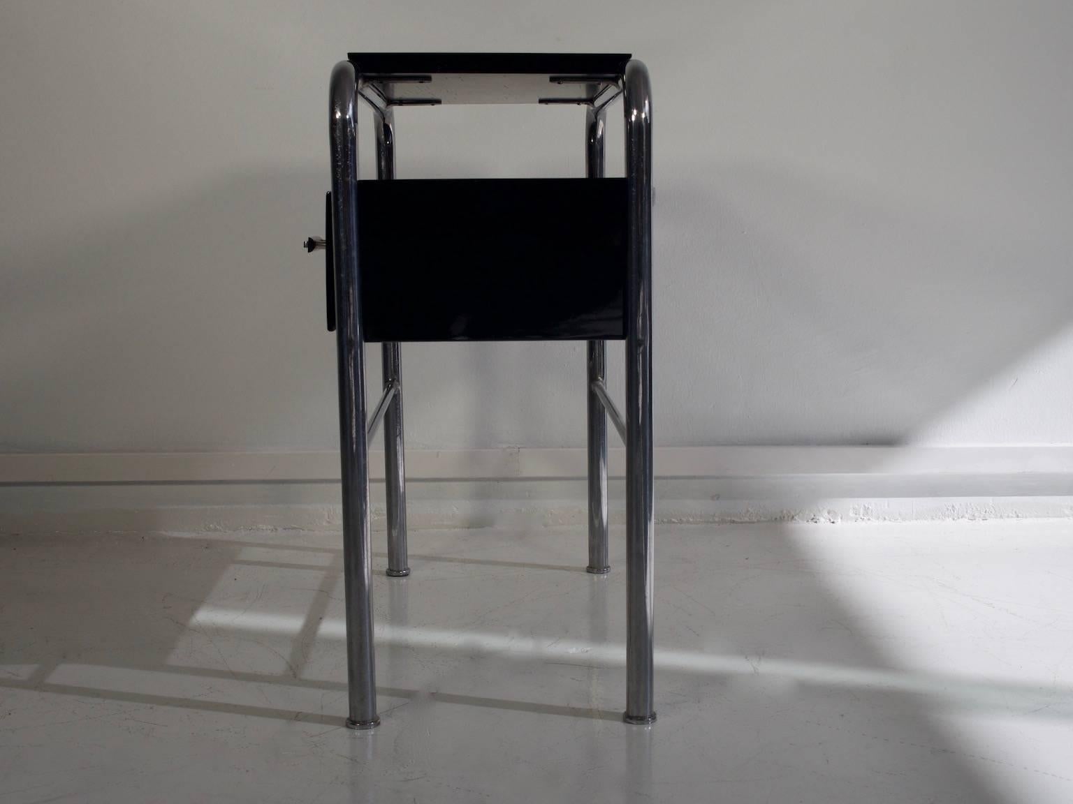 Swedish Small Bauhaus Side Table