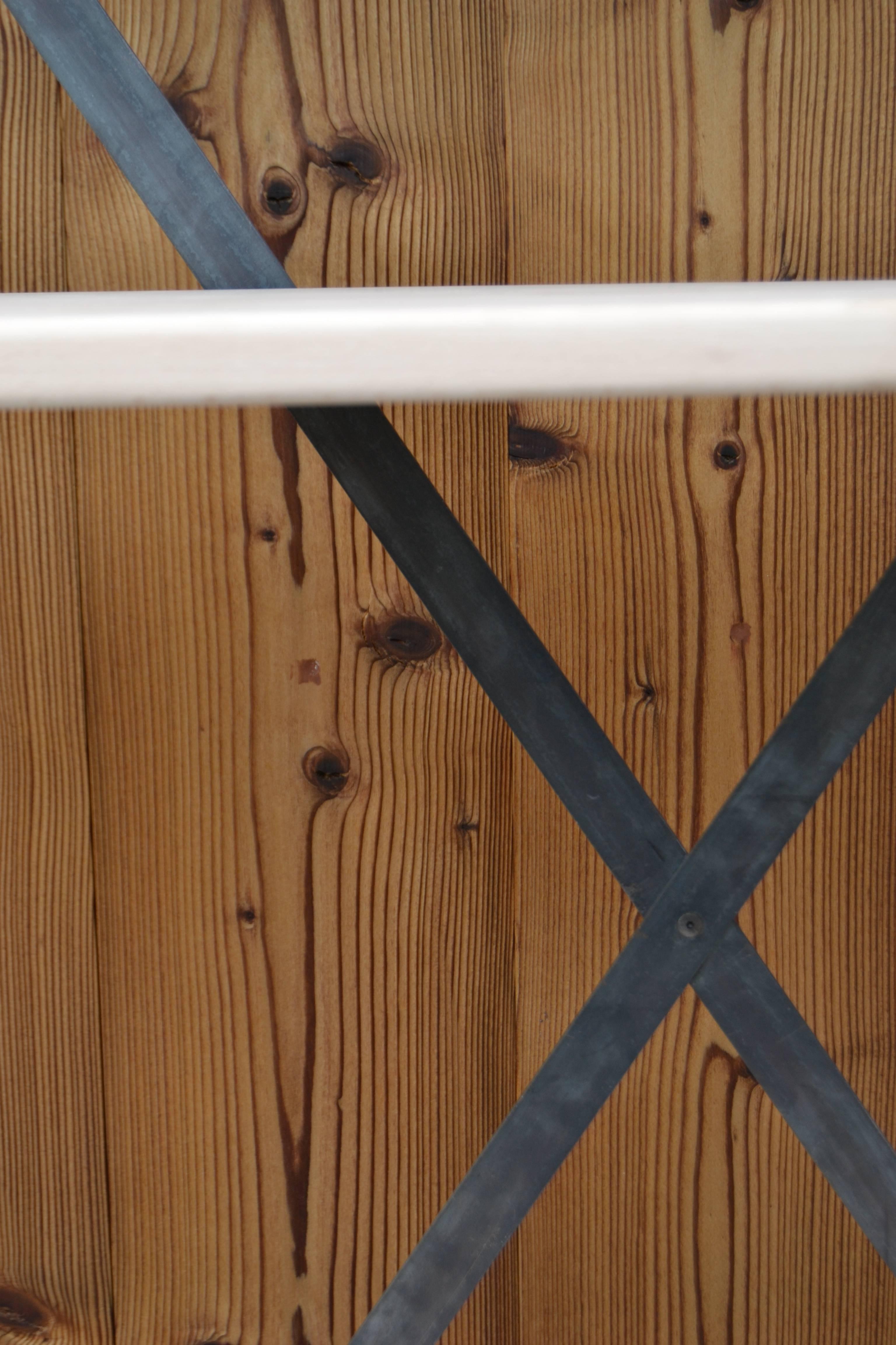 Iron Industrial Shelf from a Former French Hardware Store from Lyon For Sale