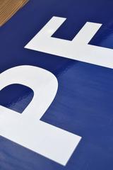 French Metro Plate Paris "OBERKAMPF"