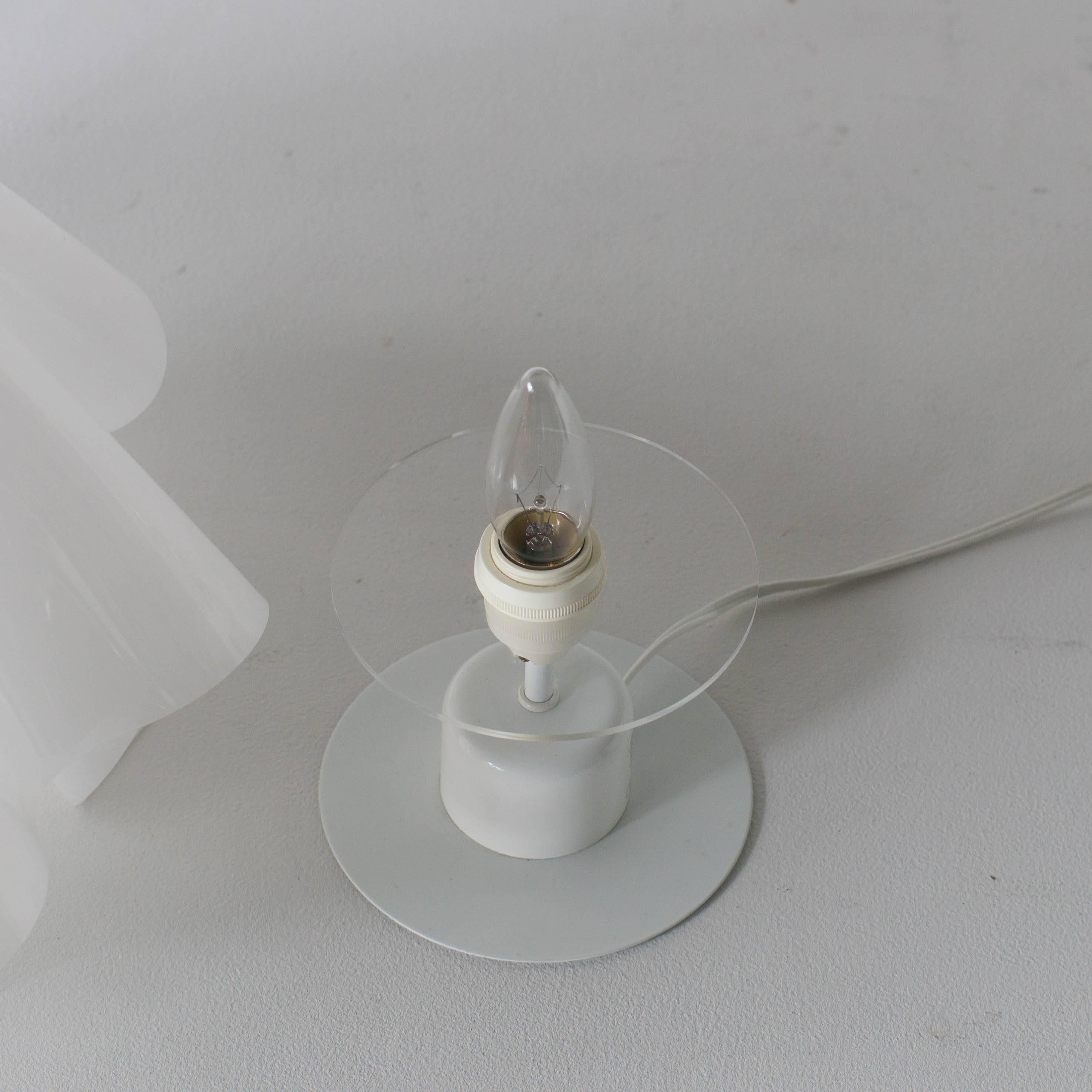 Shiro Kuramata White Acrylic Ghost Lamp Small 1