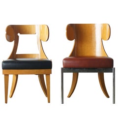 Kanji Ueki Prototype Chairs Dino and Dina Postmodern Classic Style