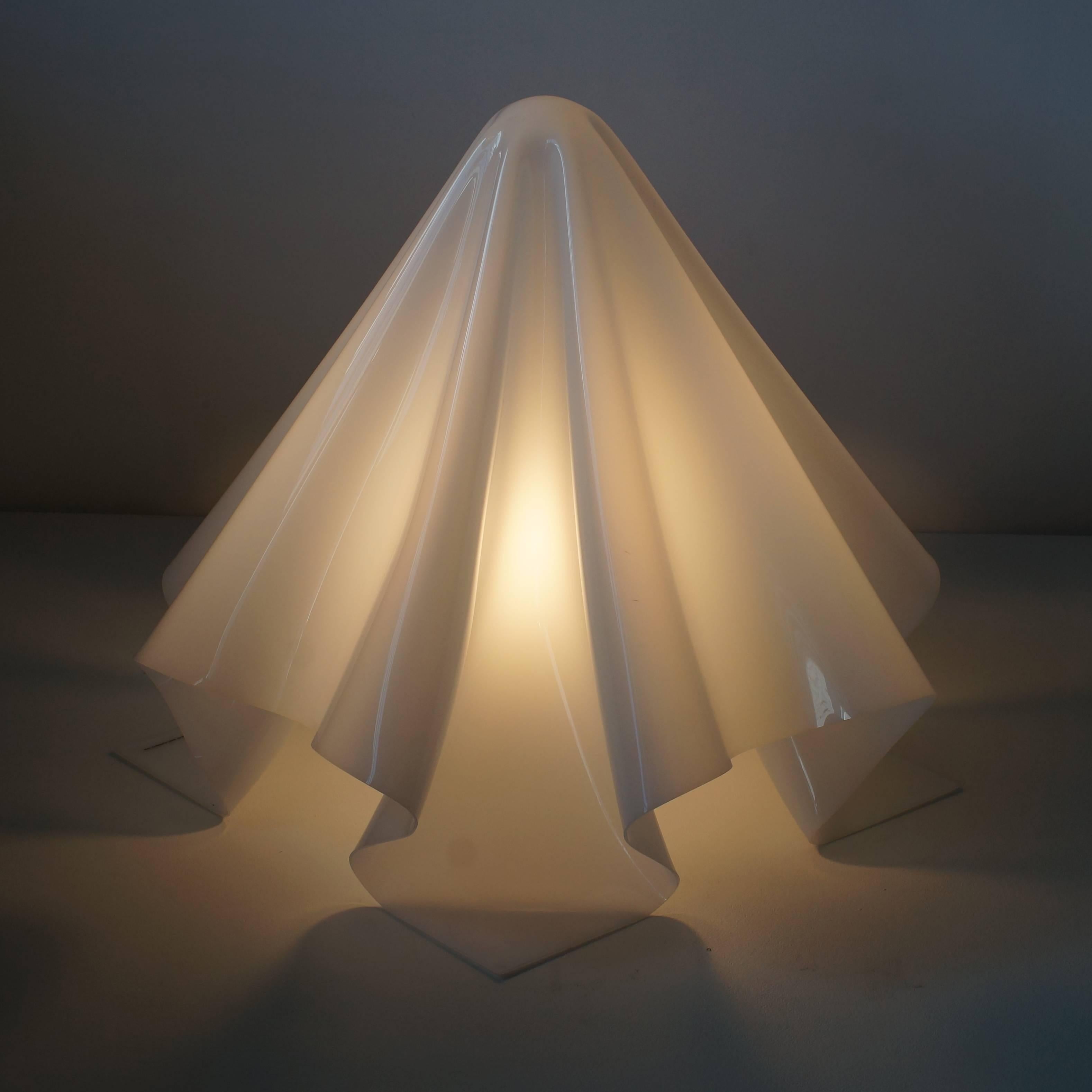 2 Shiro Kuramata white acrylic Ghost Lamp Large In Good Condition In Shibuya-ku, Tokyo