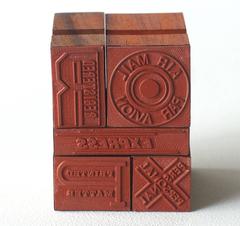 Bruno Munari - Ensemble de tampons Danese - Nouveau stock ancien