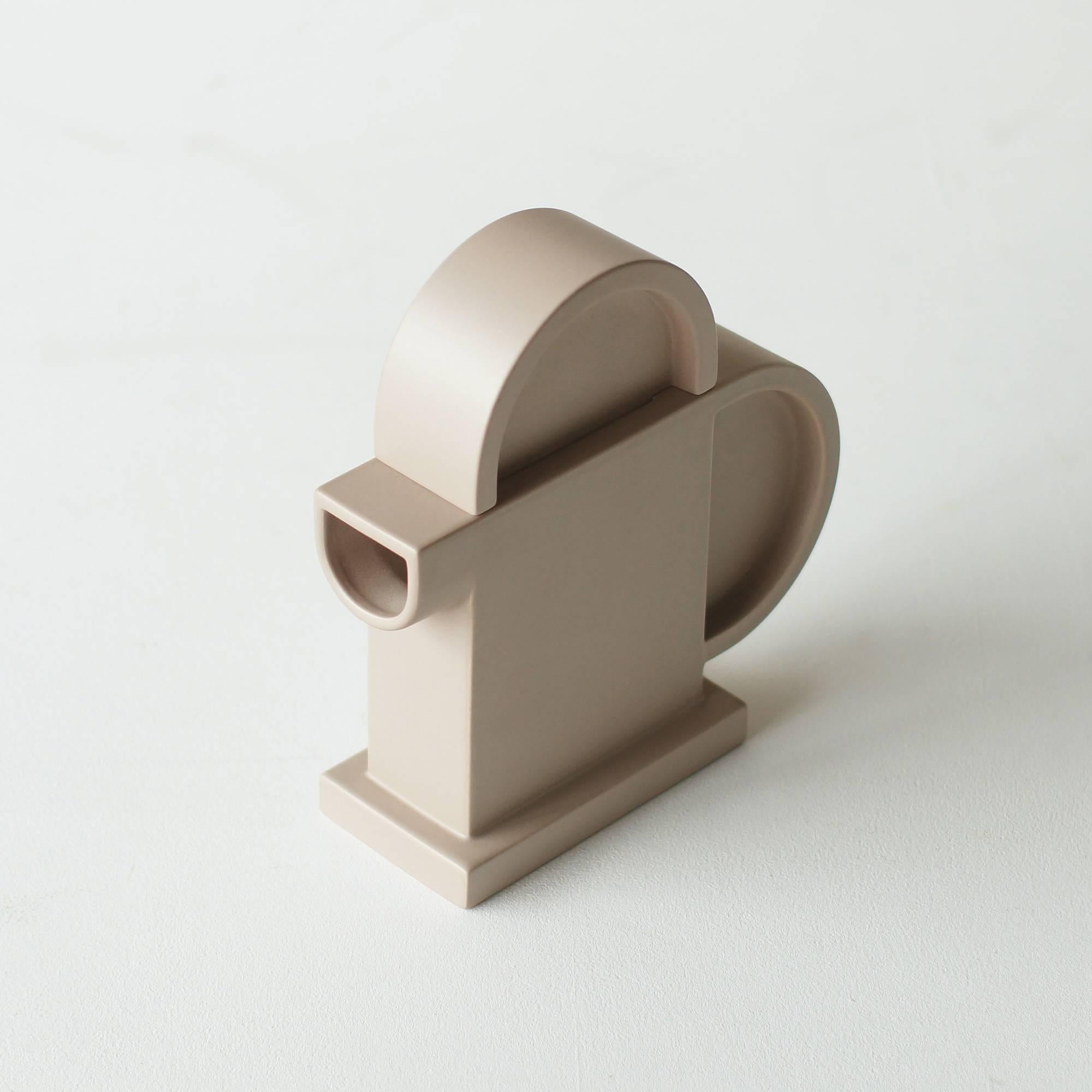 Post-Modern Cinnamon Ettore Sottsass Tea Pot Ceramic