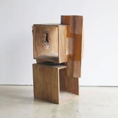 Hiroyuki Nishimura Sculpture Three Abstract tribal style wild nature glamping