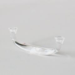 Angelo Mangiarotti Gondola Candleholder for Colle Crystal
