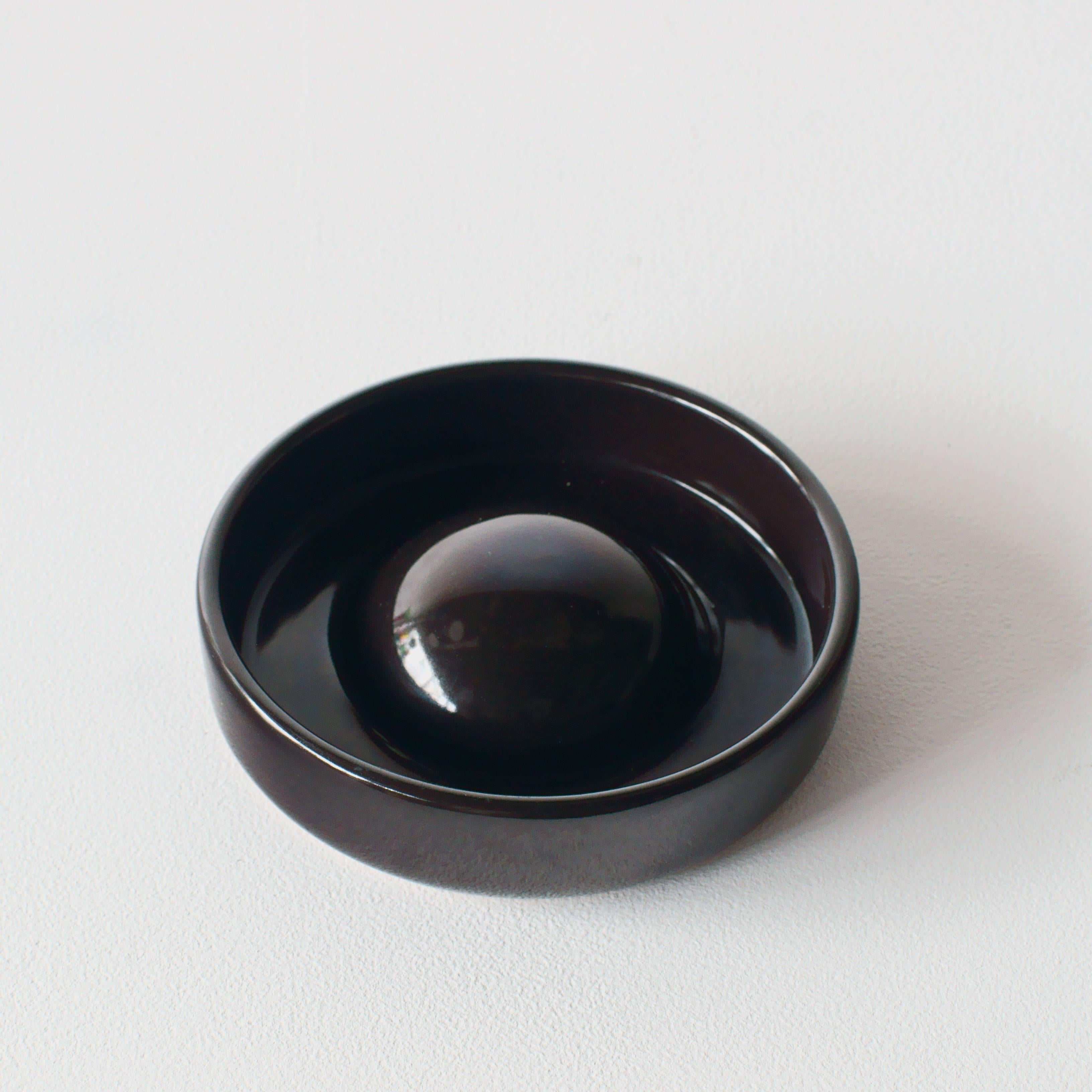 Mid-Century Modern Angelo Mangiaroti Ceramic Ashtray for Brambilla